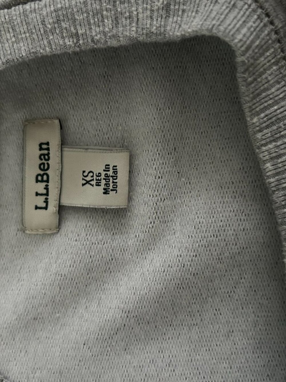 LL Bean Women's Grey Sweatshirt Dress Size XS - Picture 3 of 3